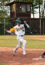 Eins ums andere Mal schneller als der Ball, Centerfielder Michael Hauser